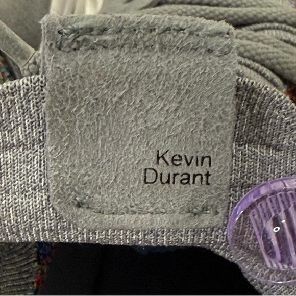 Nike Zoom KD 10 Multi Color Sneakers Flyknit Gray 897815-900 Basketball Size 13 - Picture 10 of 15